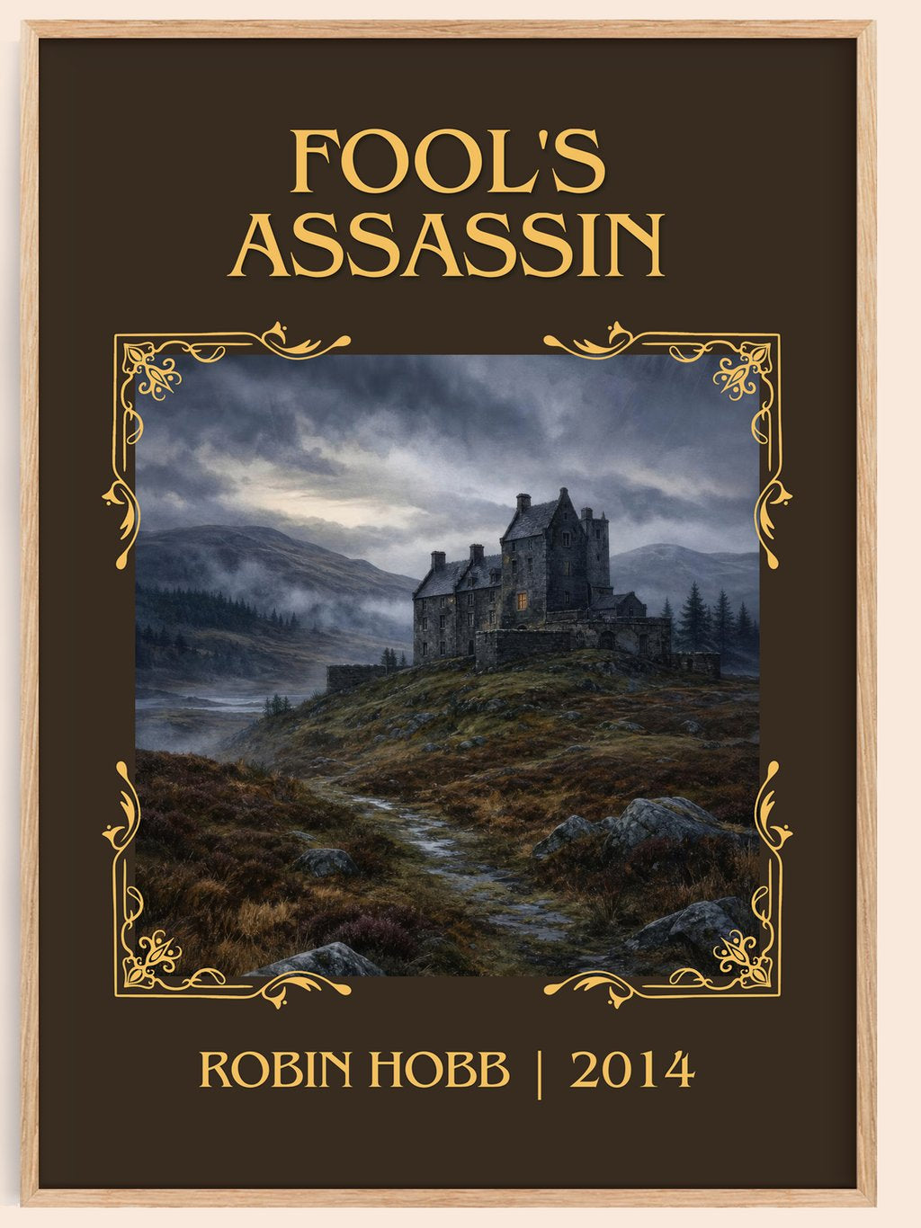 Fool's Assassin Classic Book Art Print by Robin Hobb – book poster