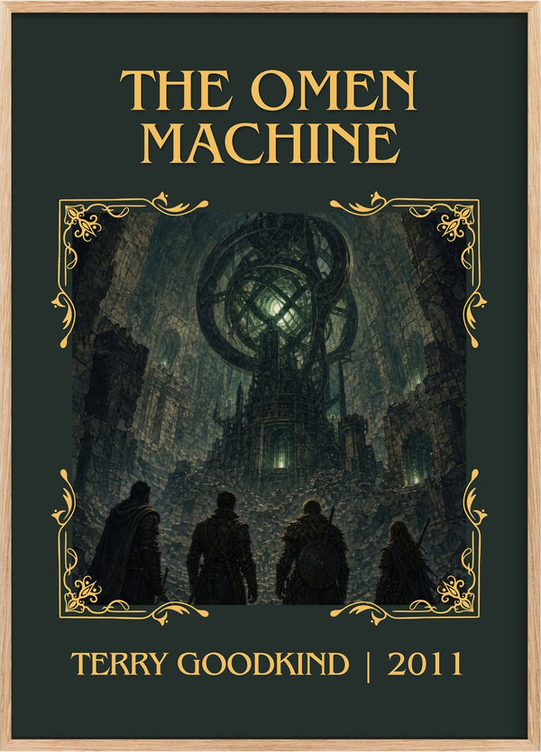 The Omen Machine Classic Book Art Print by Terry Goodkind