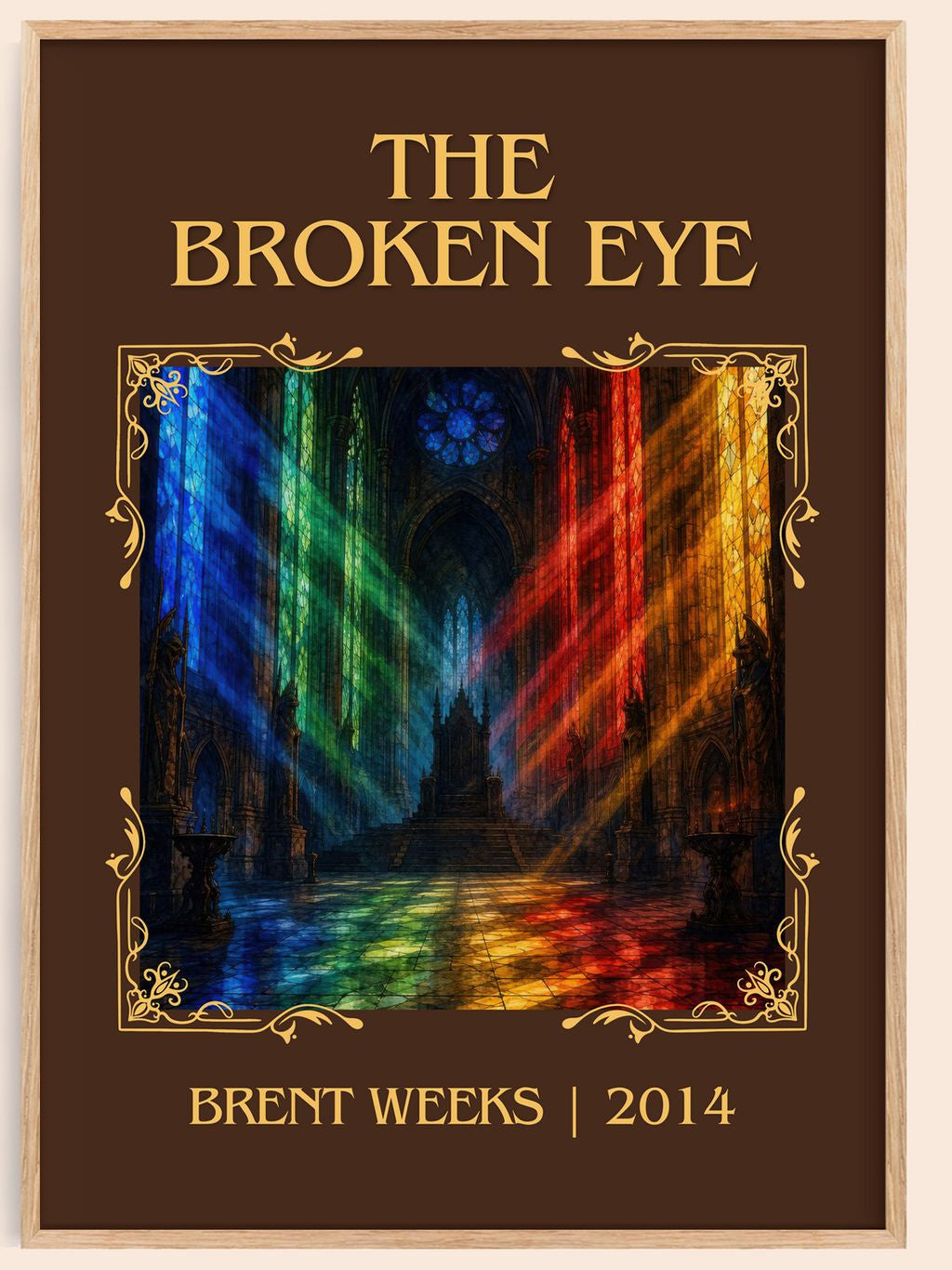 The Broken Eye Classic Book Art Print by Brent Weeks – book poster