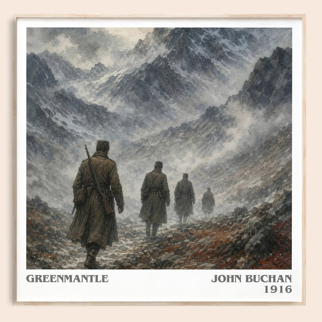 Greenmantle Literary Art Print by John Buchan