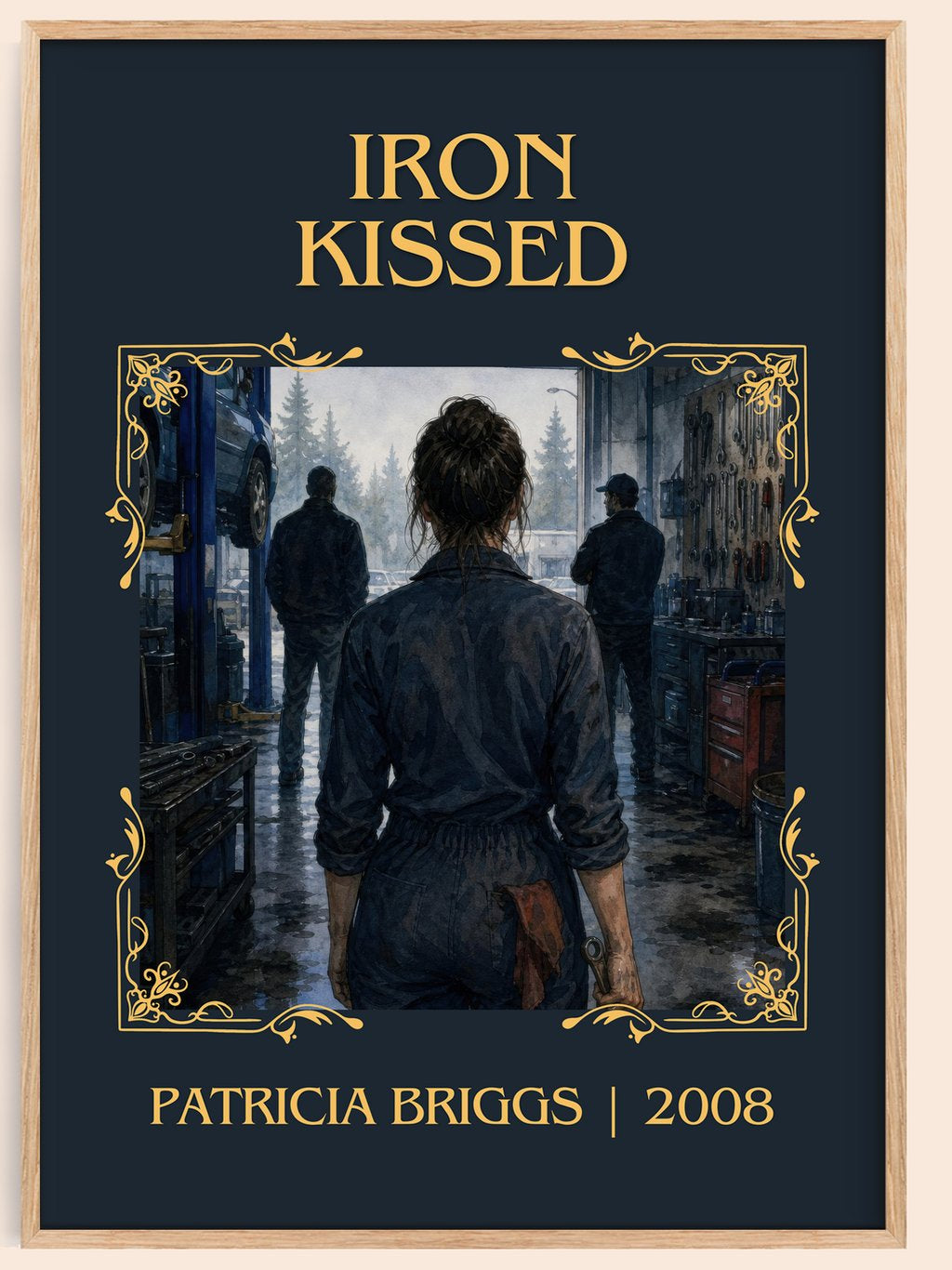 Iron Kissed Classic Book Art Print by Patricia Briggs – book poster