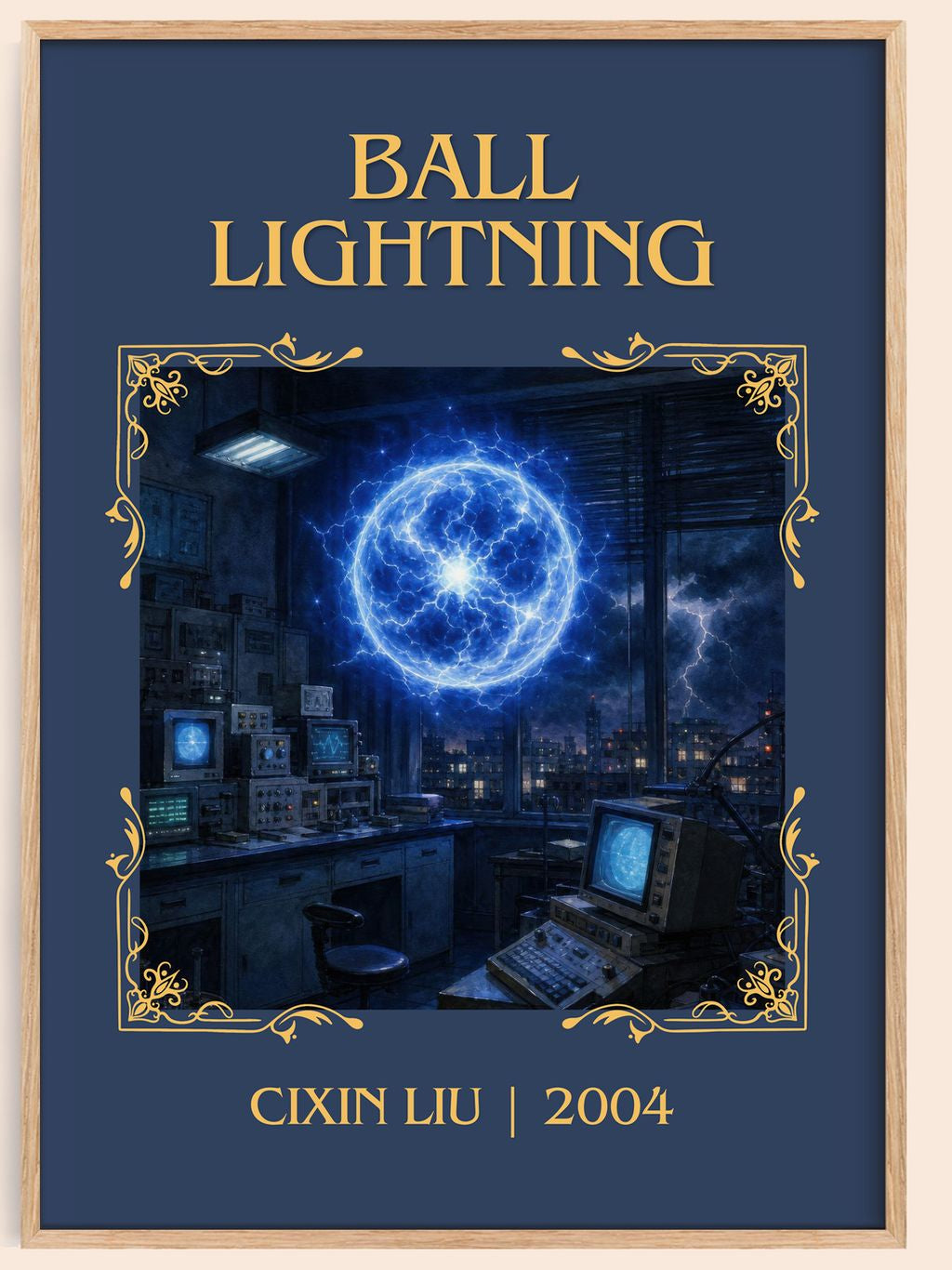 Ball Lightning Classic Book Art Print by Cixin Liu – book poster