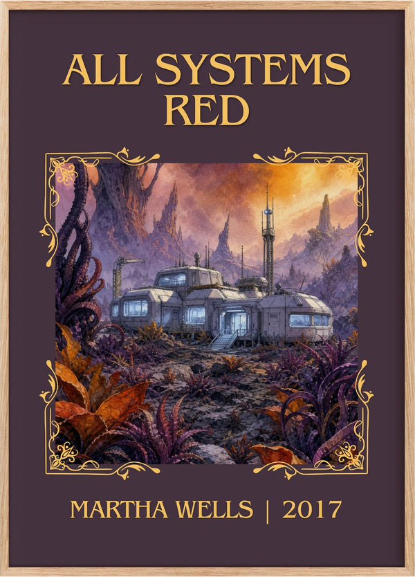 All Systems Red Classic Book Art Print by Martha Wells