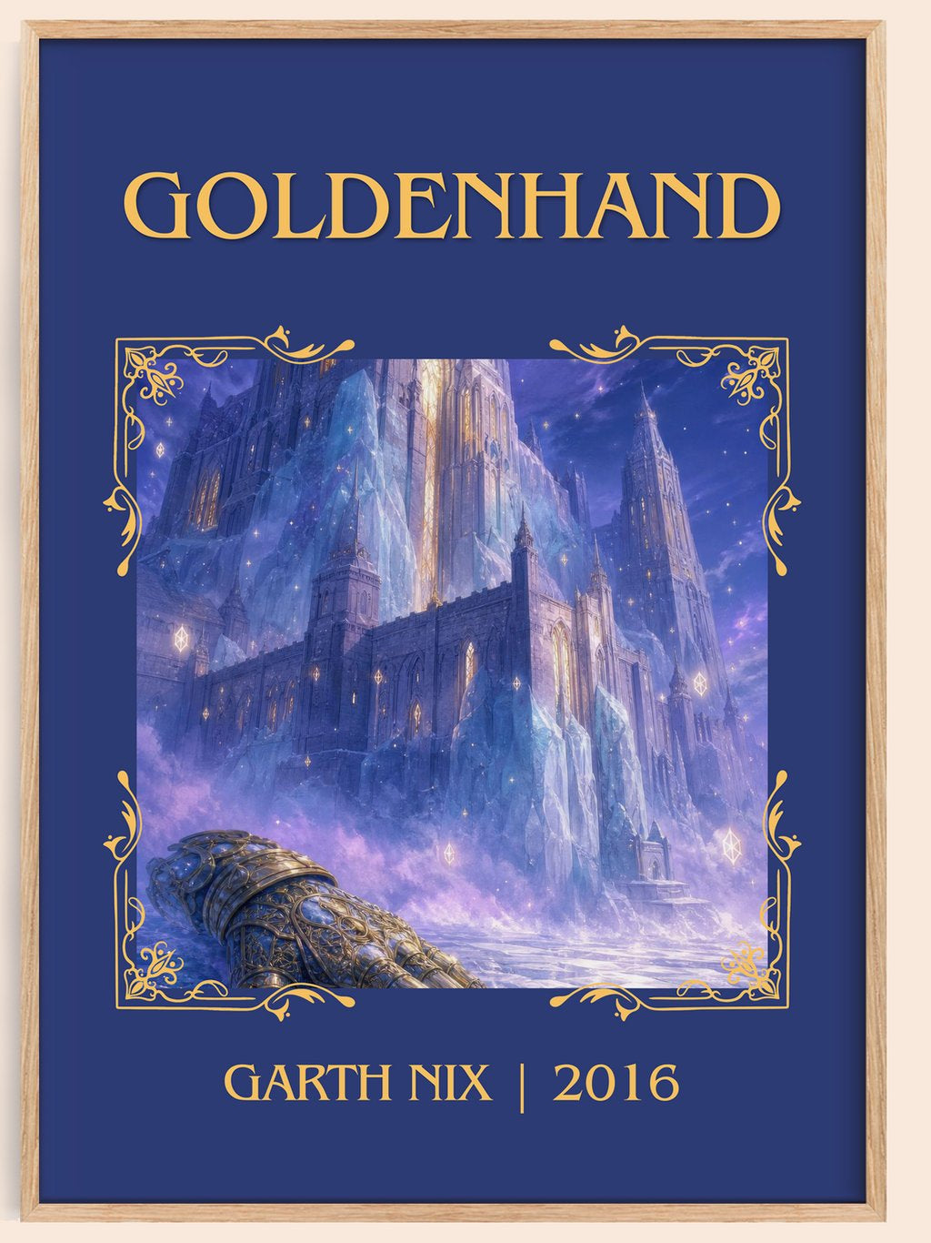 Goldenhand Classic Book Art Print by Garth Nix – book poster