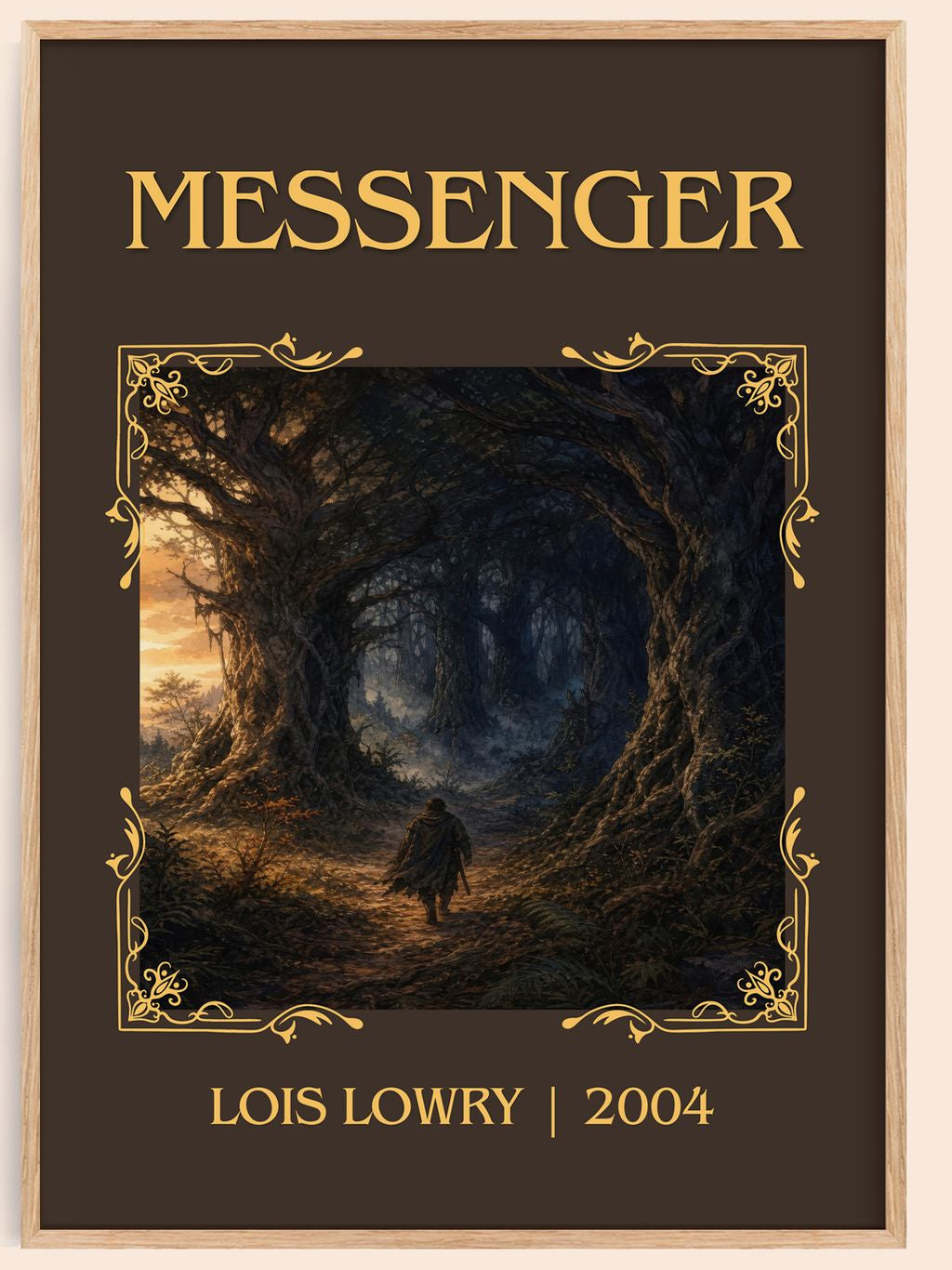 Messenger Classic Book Art Print by Lois Lowry – book poster