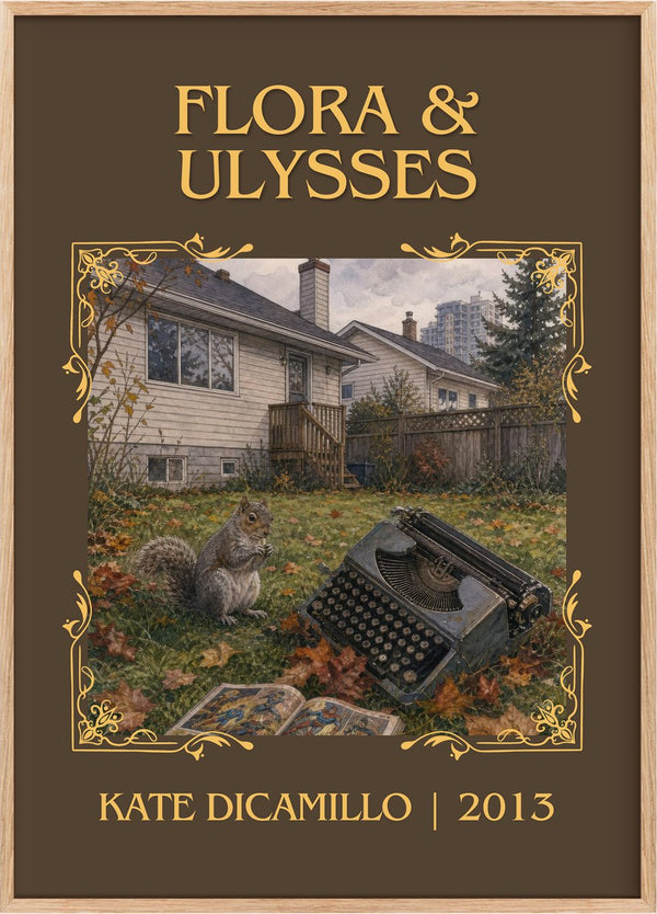 Flora & Ulysses Classic Book Art Print by Kate DiCamillo