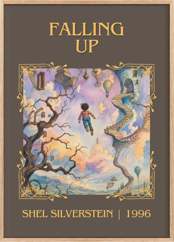 Falling Up Classic Book Art Print by Shel Silverstein