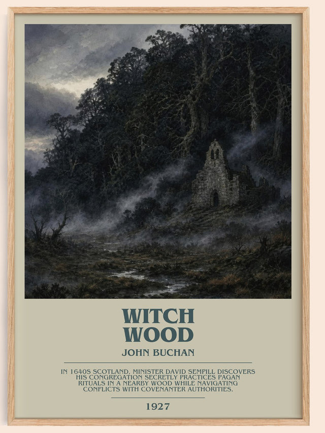 Witch Wood Bookish Wall Art by John Buchan