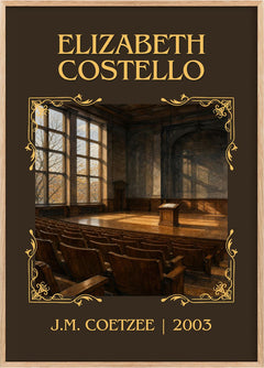 Elizabeth Costello Classic Book Art Print by J.M. Coetzee