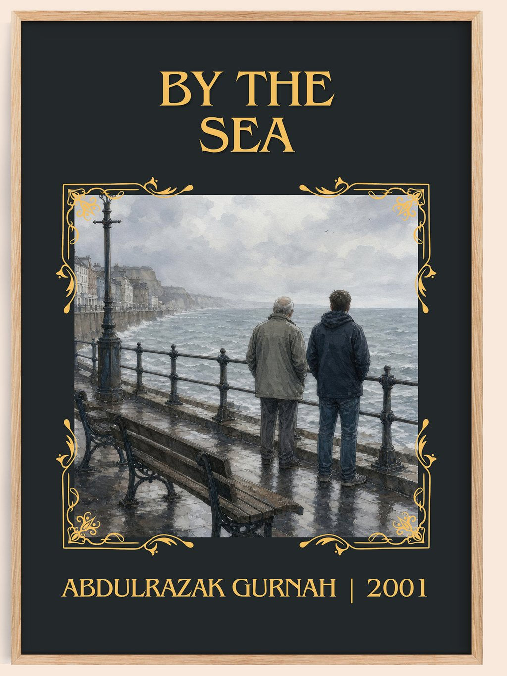 By the Sea Classic Book Art Print by Abdulrazak Gurnah – book poster
