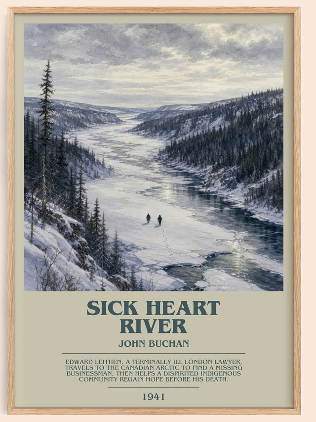 Sick Heart River Bookish Wall Art by John Buchan