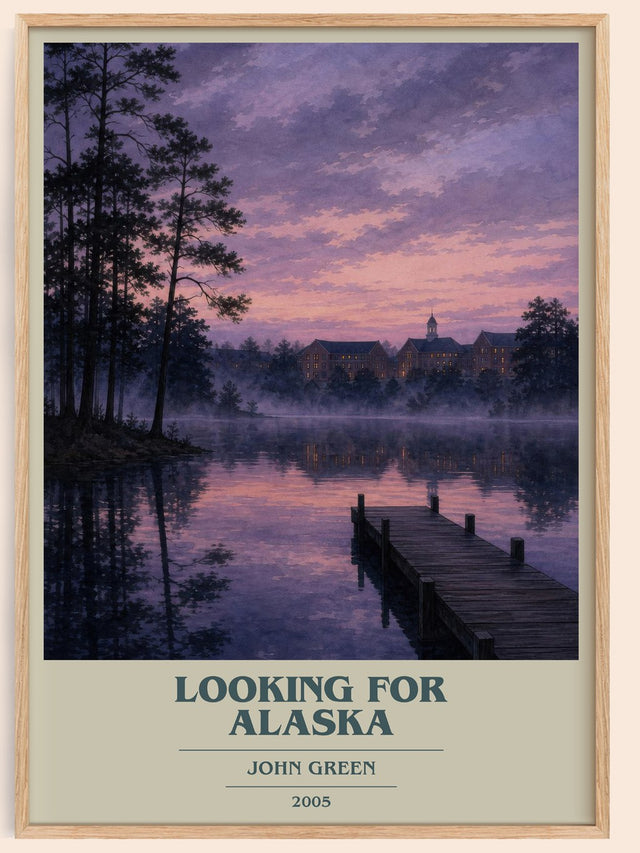 Looking For Alaska Book Cover Poster by John Green