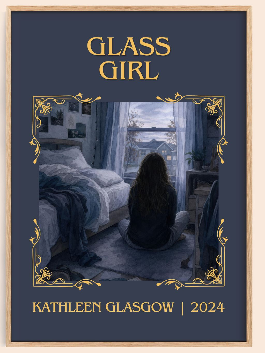 Glass Girl Classic Book Art Print by Kathleen Glasgow – book poster