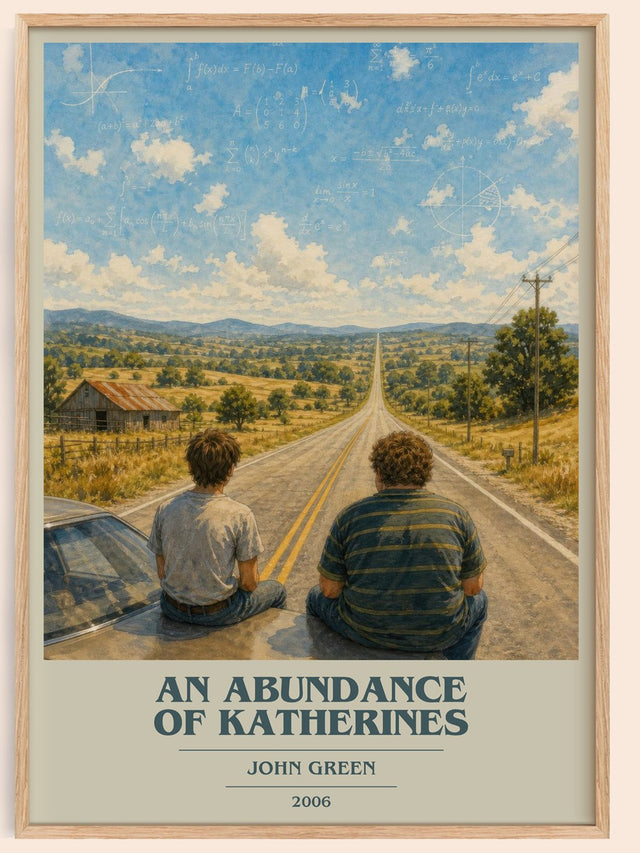 An Abundance Of Katherines Book Cover Poster by John Green
