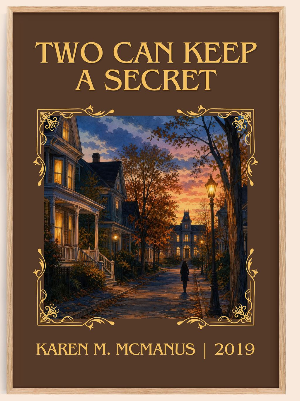 Two Can Keep a Secret Classic Book Art Print by Karen M. McManus – book poster