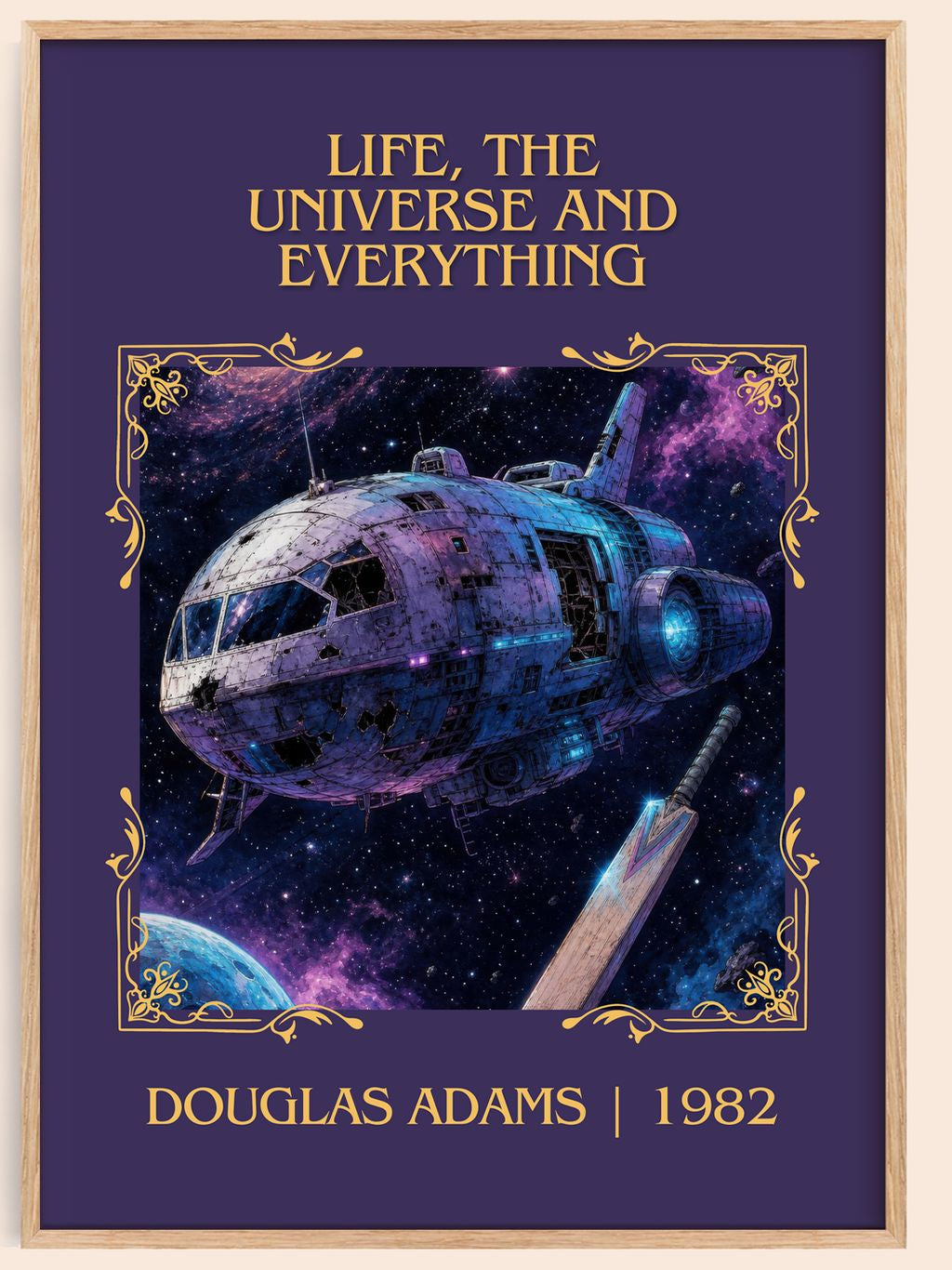 Life, the Universe and Everything Classic Book Art Print by D. Adams – book poster