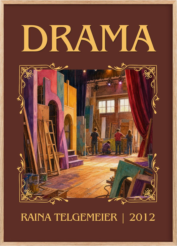 Drama Classic Book Art Print by Raina Telgemeier