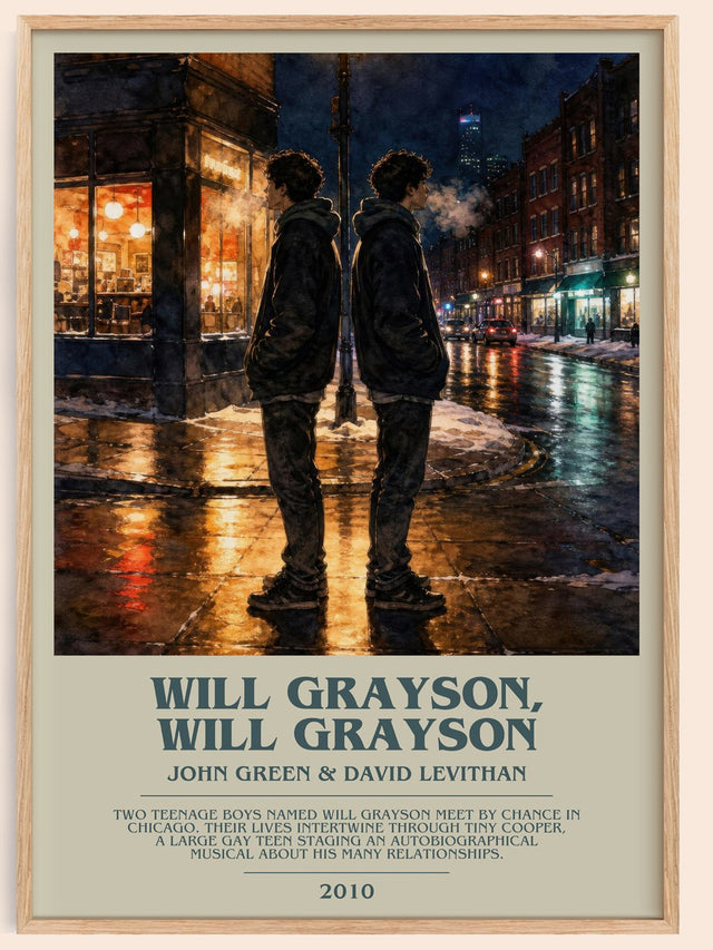 Will Grayson, Will Grayson Bookish Wall Art by J. Levithan