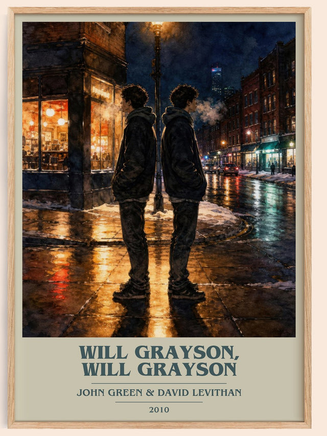 Will Grayson, Will Grayson Book Cover Poster by J. Levithan