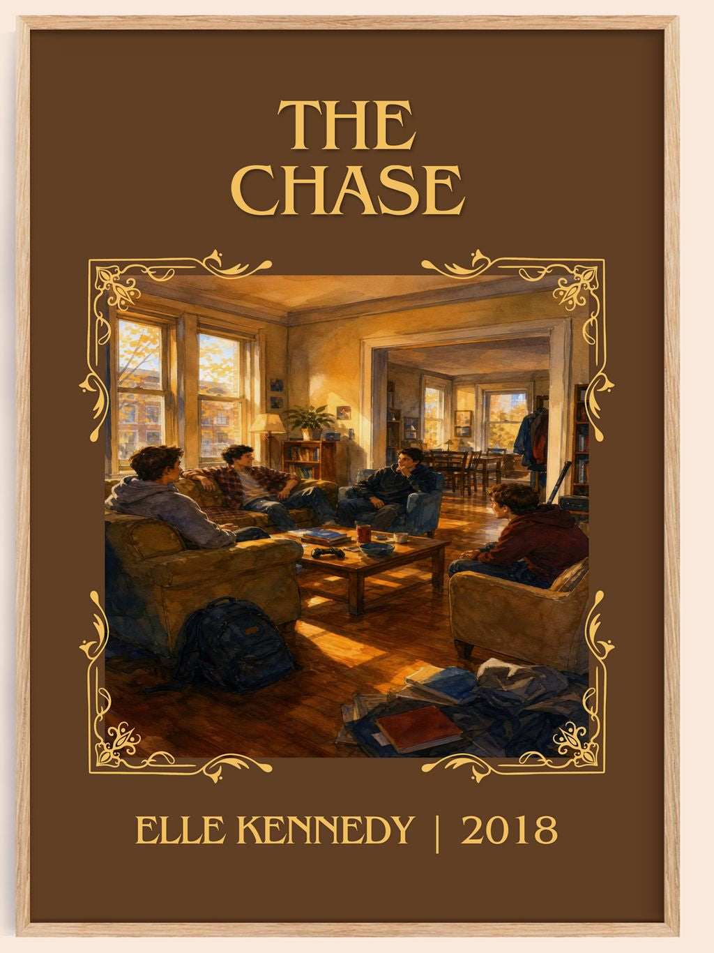 The Chase Classic Book Art Print by Elle Kennedy – book poster