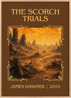 The Scorch Trials Classic Book Art Print by James Dashner