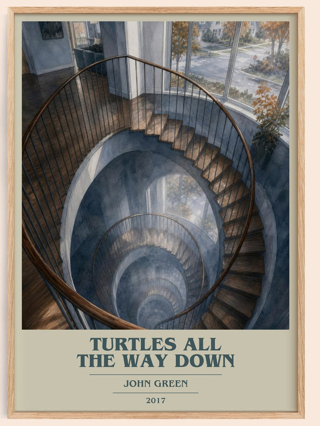 Turtles All The Way Down Book Cover Poster by John Green