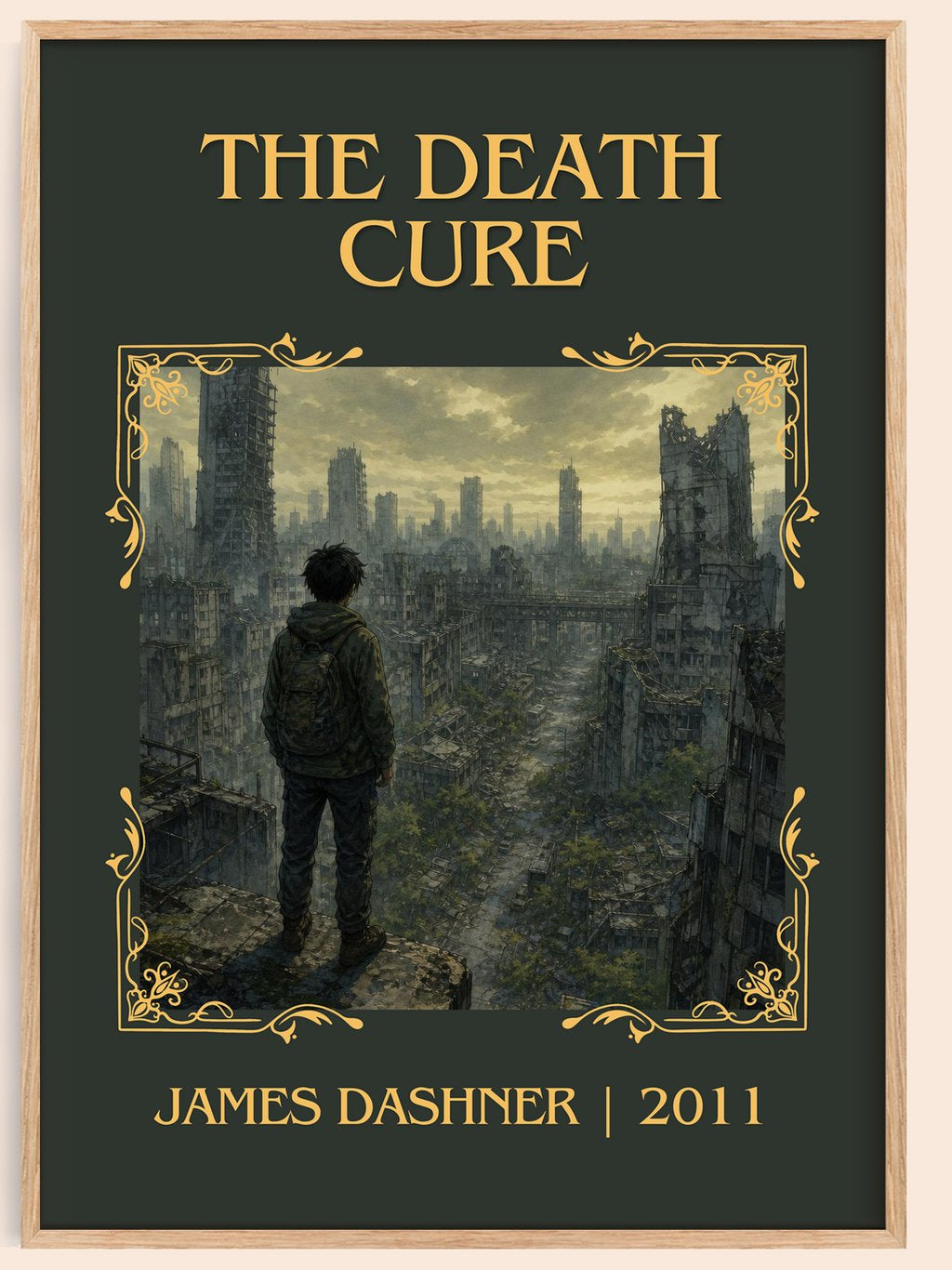 The Death Cure Classic Book Art Print by James Dashner – book poster