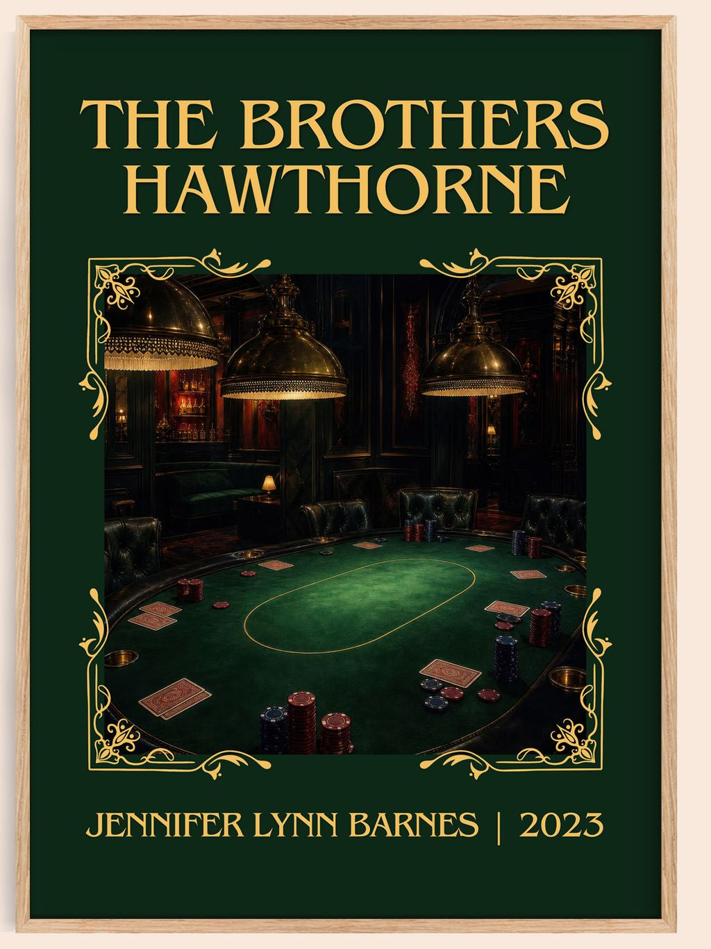 The Brothers Hawthorne Classic Book Art Print by Jennifer Lynn Barnes – book poster