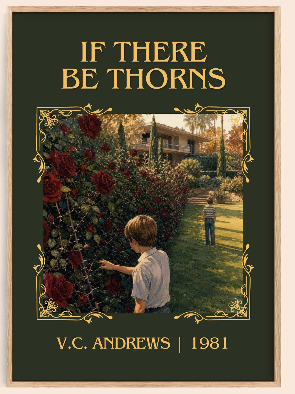 If There Be Thorns Classic Book Art Print by V.C. Andrews – book poster
