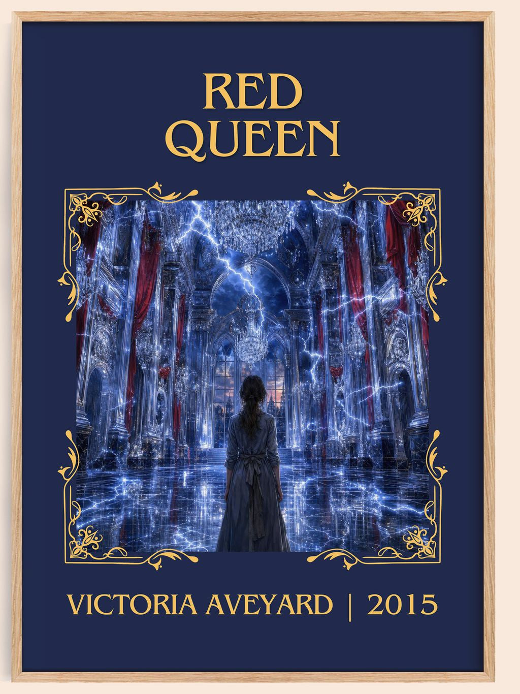 Red Queen Classic Book Art Print by Victoria Aveyard – book poster