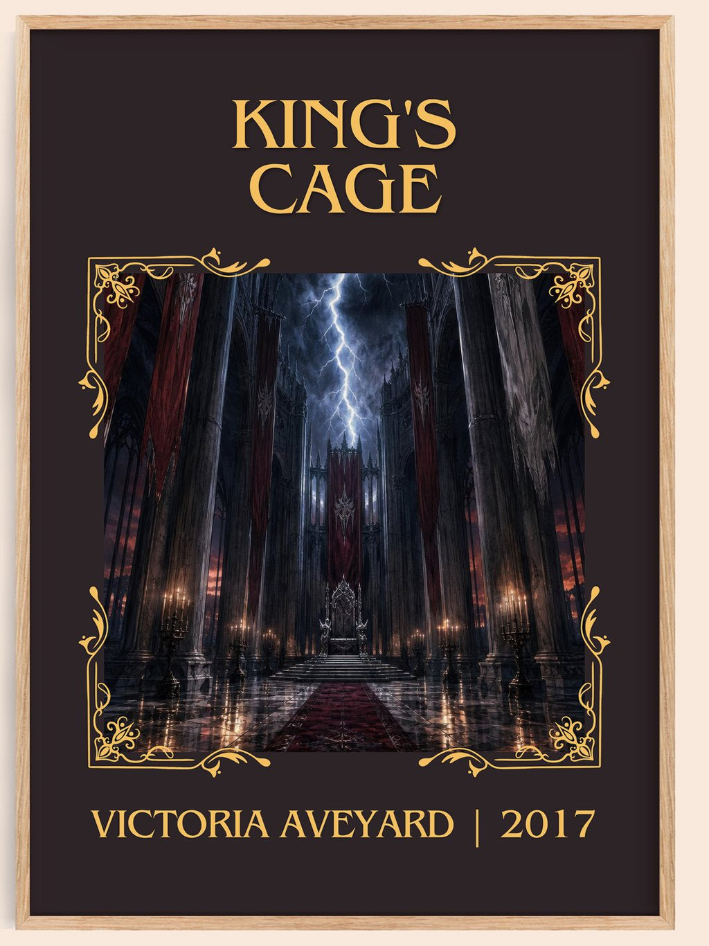 King's Cage Classic Book Art Print by Victoria Aveyard – book poster