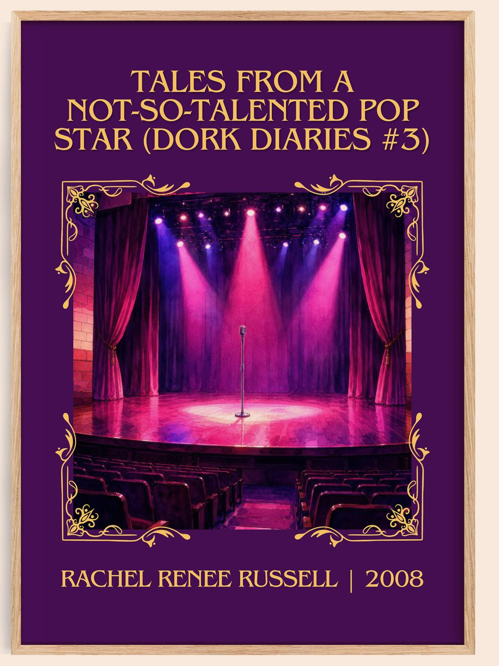Tales from a Not-so-talented Pop Star (Dork Diaries #3) Classic Book Art Print by Rachel Renée Russell – book poster