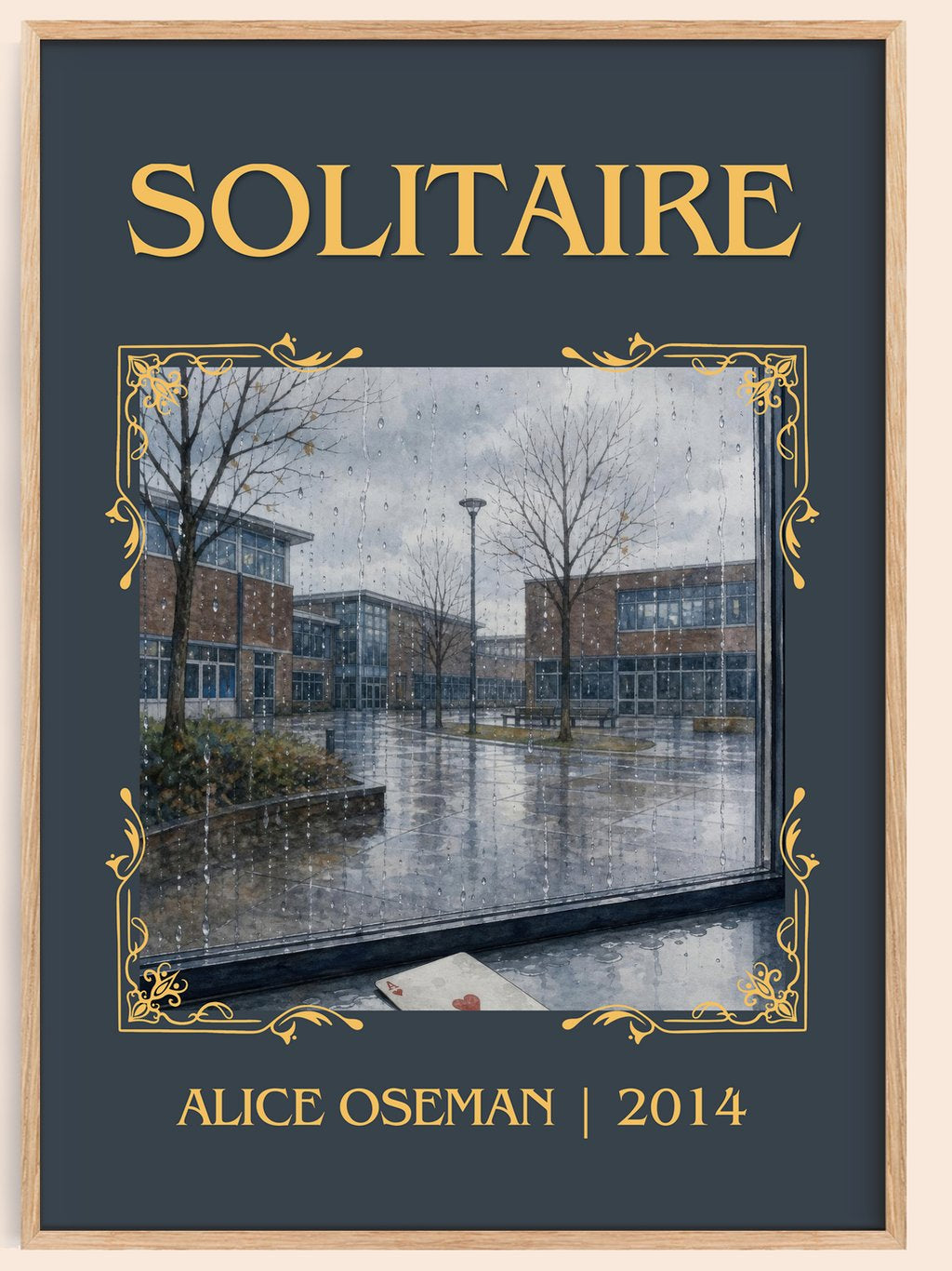 Solitaire Classic Book Art Print by Alice Oseman – book poster