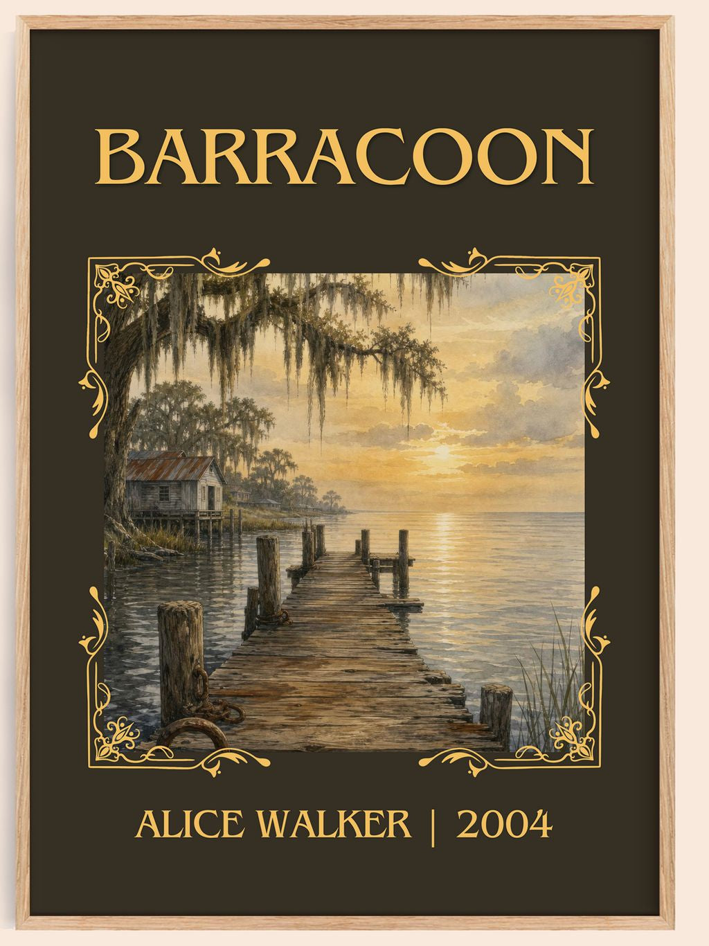 Barracoon Classic Book Art Print by Alice Walker – book poster