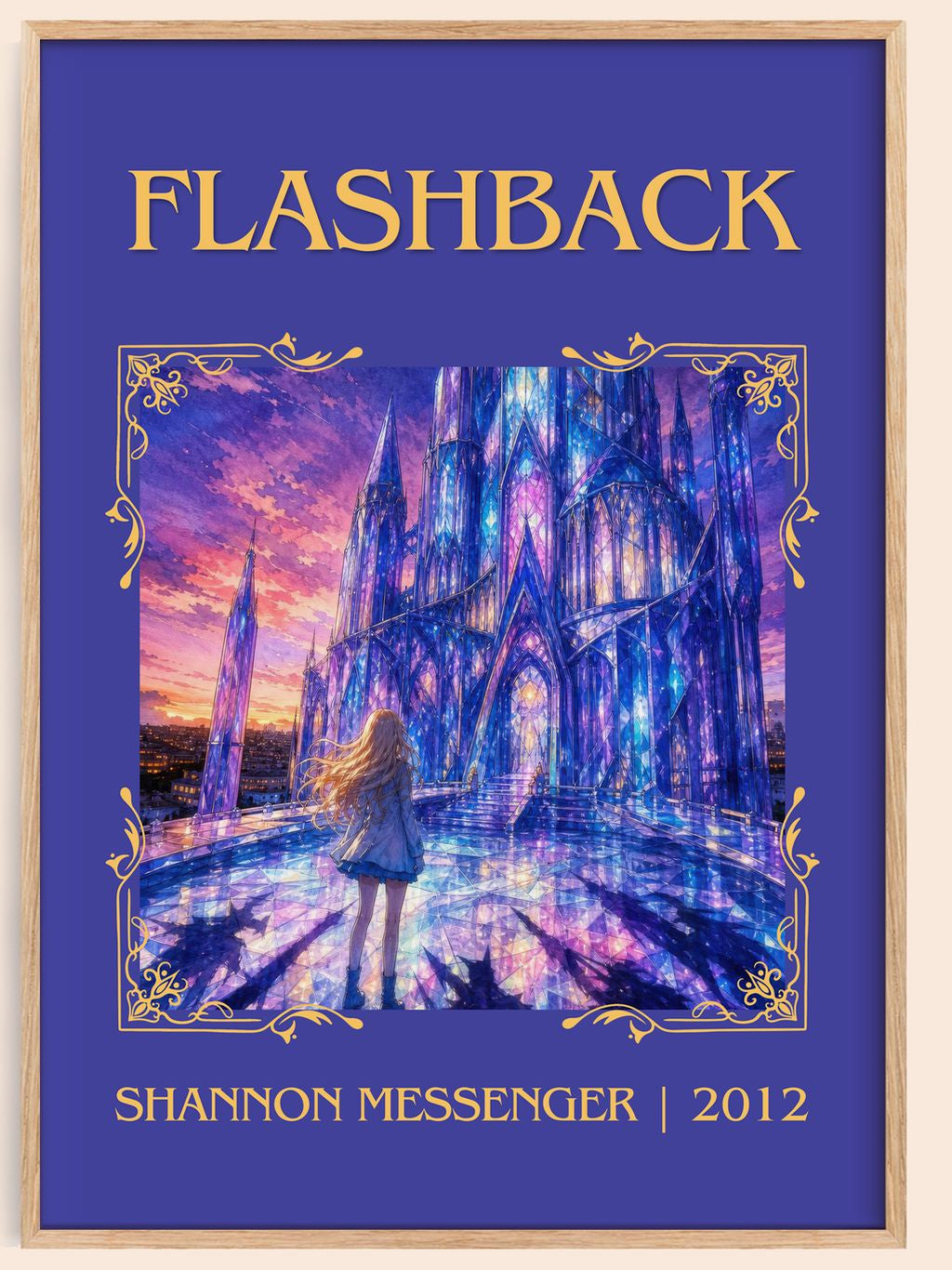 Flashback Classic Book Art Print by Shannon Messenger – book poster