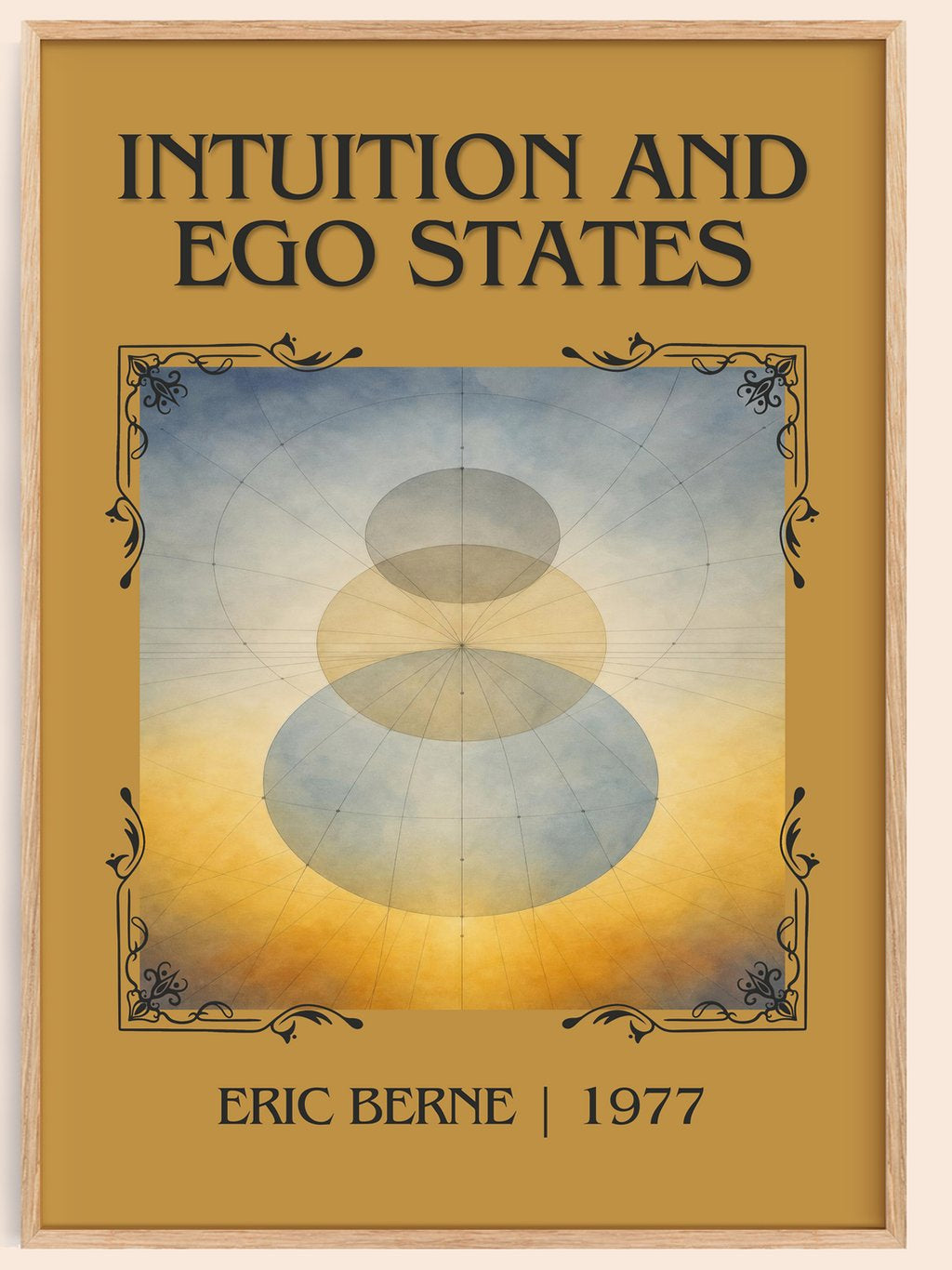 Intuition and ego states Classic Book Art Print by Eric Berne – book poster