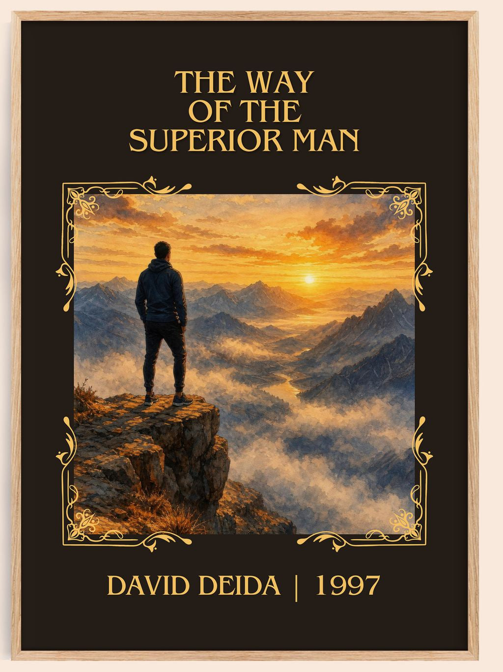The way of the superior man Classic Book Art Print by David Deida – book poster