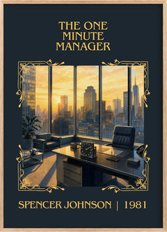 The one minute manager Classic Book Art Print by Spencer Johnson