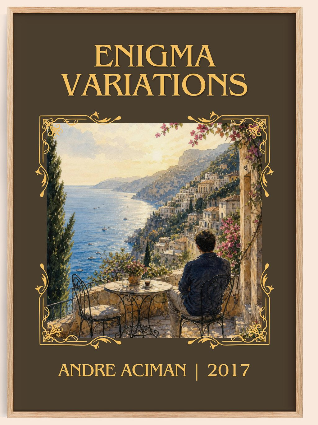 Enigma variations Classic Book Art Print by André Aciman – book poster