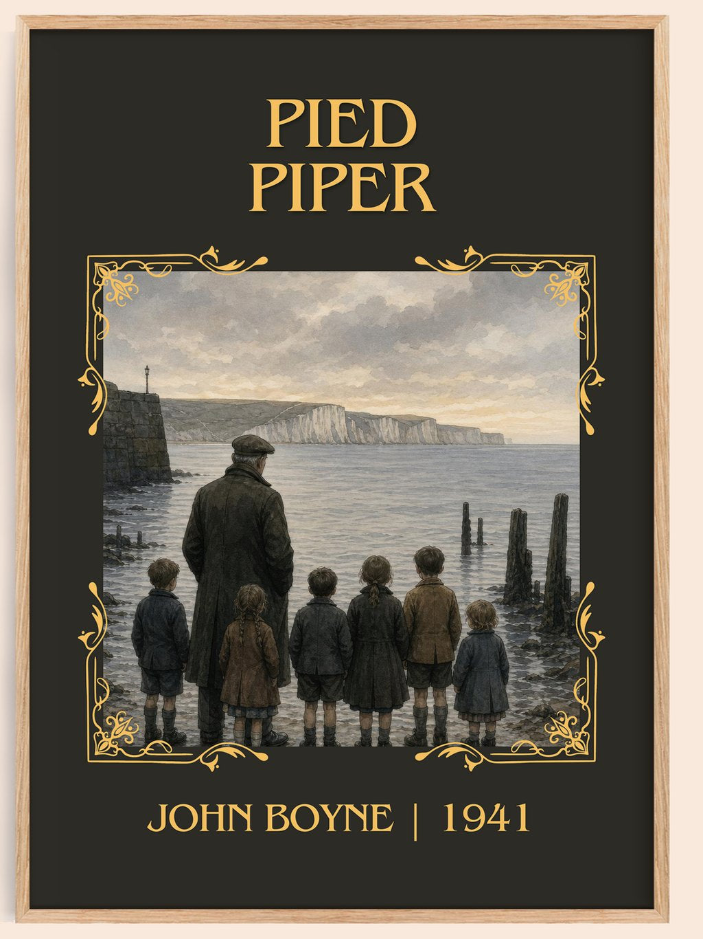 Pied Piper Classic Book Art Print by John Boyne – book poster