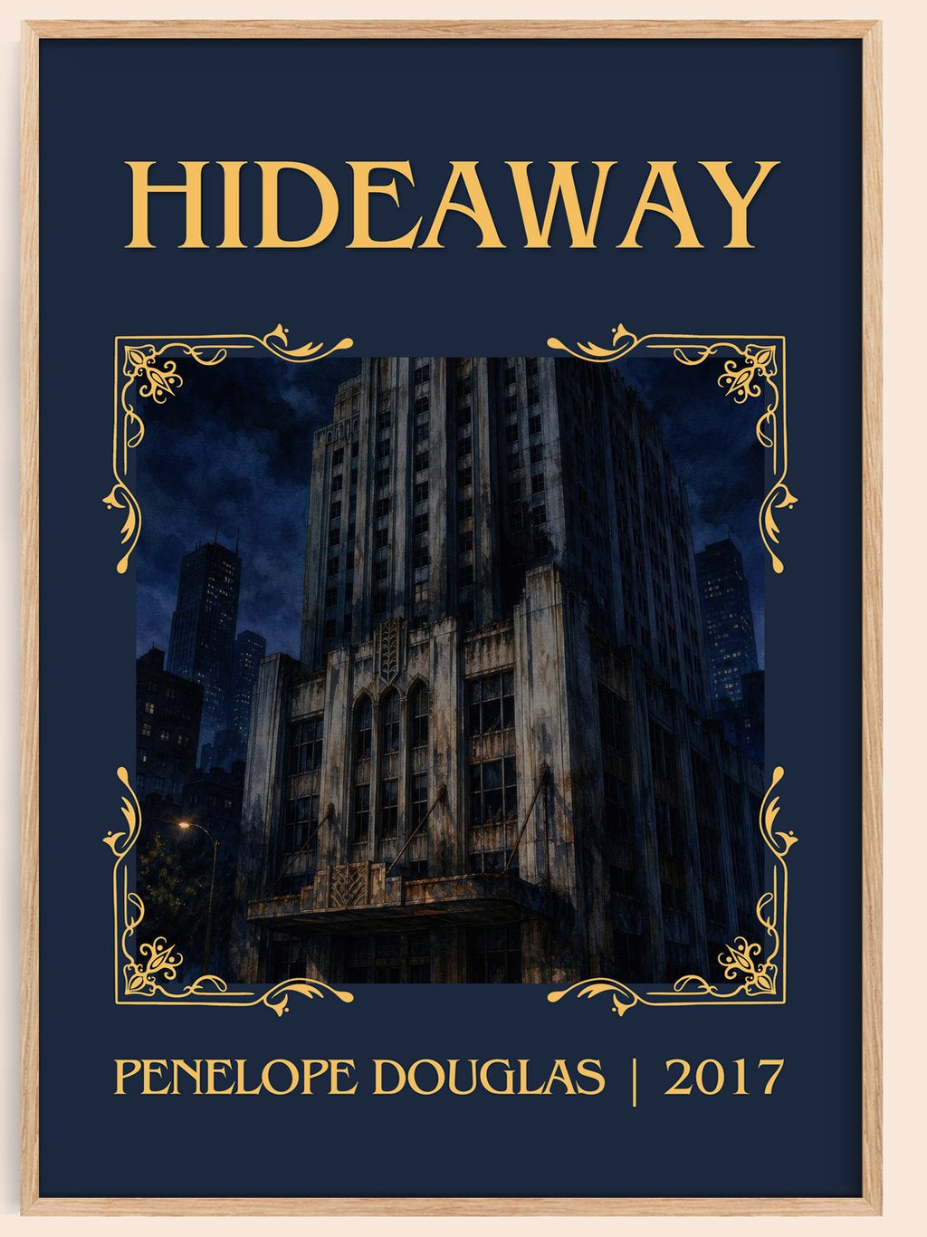 Hideaway Classic Book Art Print by Penelope Douglas – book poster