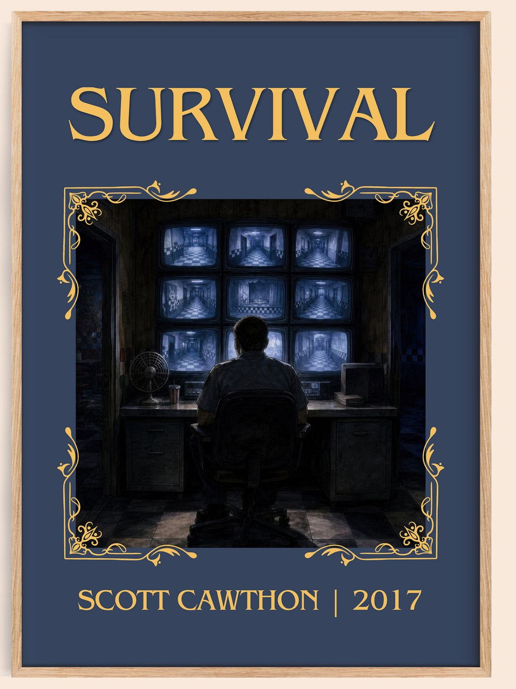Survival Classic Book Art Print by Scott Cawthon – book poster