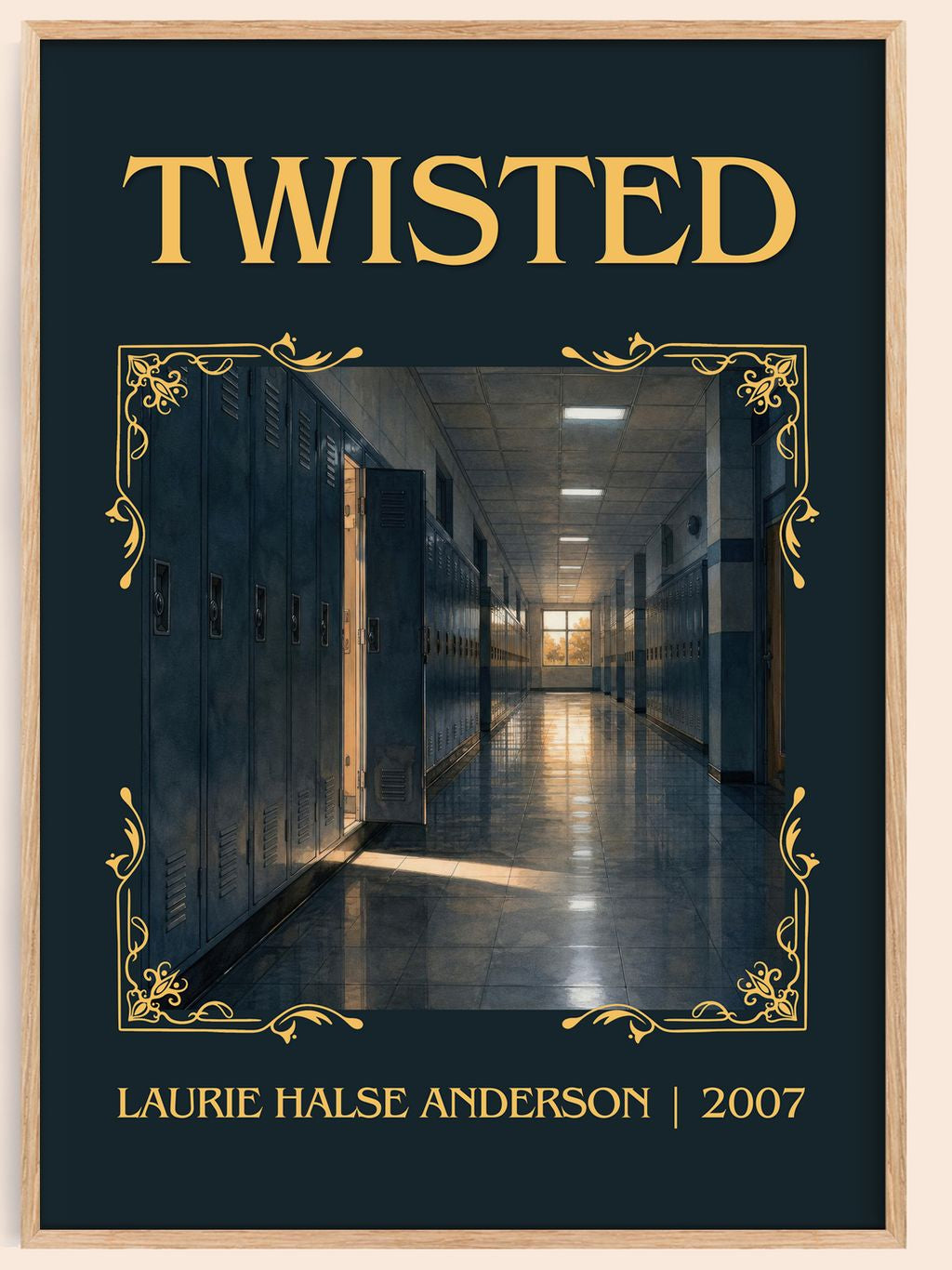Twisted Classic Book Art Print by Laurie Halse Anderson – book poster
