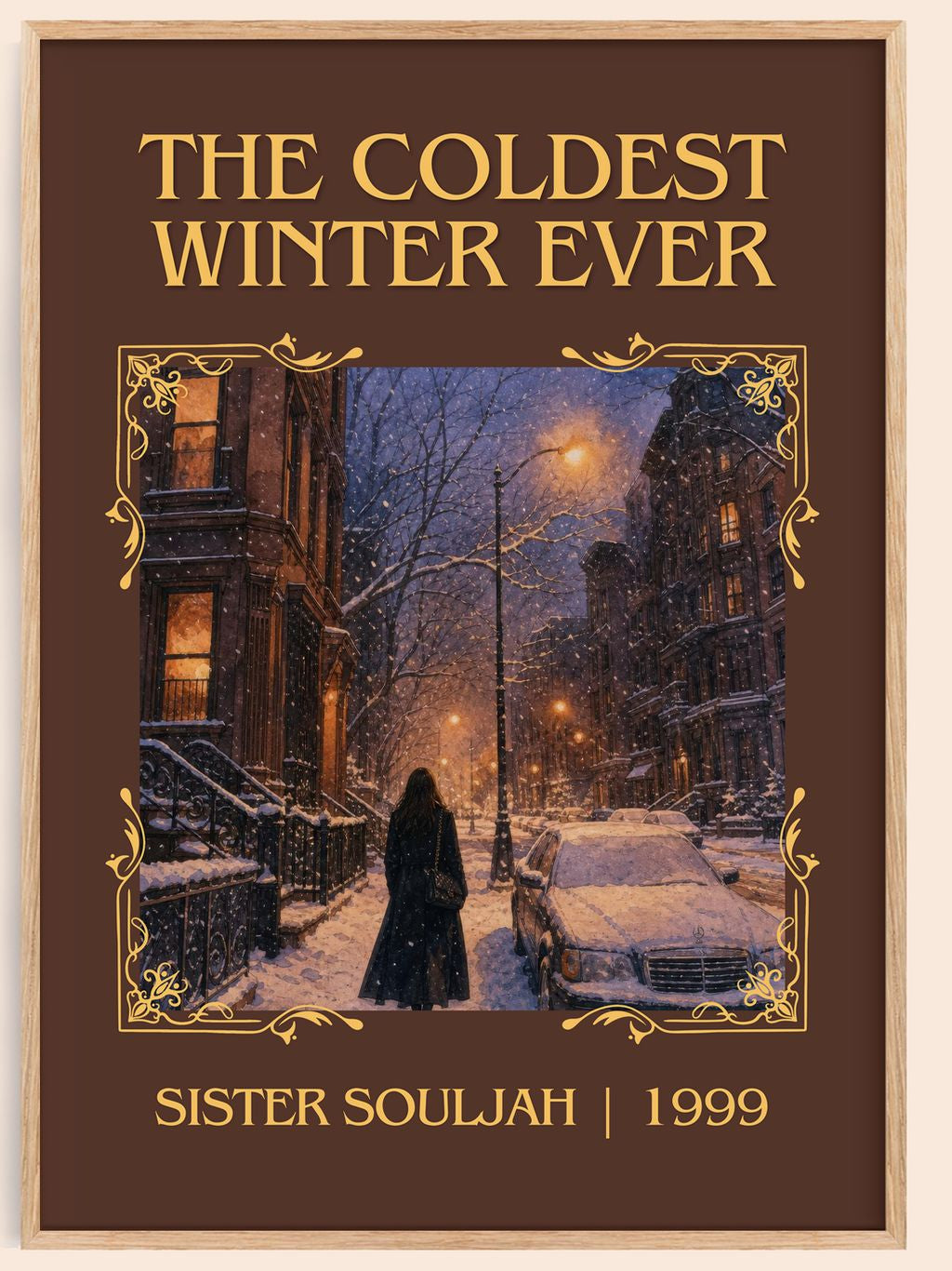 The coldest winter ever Classic Book Art Print by Sister Souljah – book poster