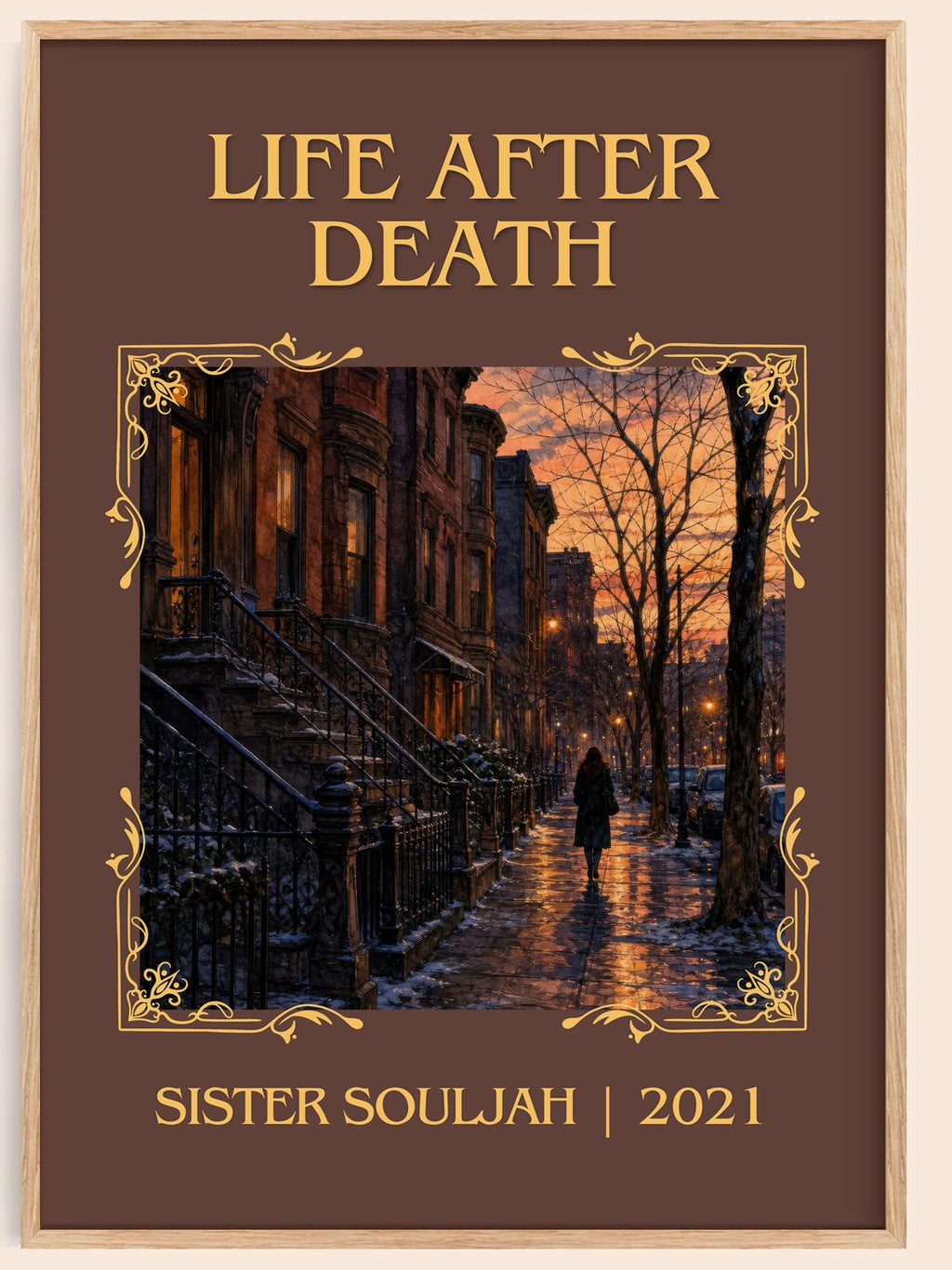 Life After Death Classic Book Art Print by Sister Souljah – book poster