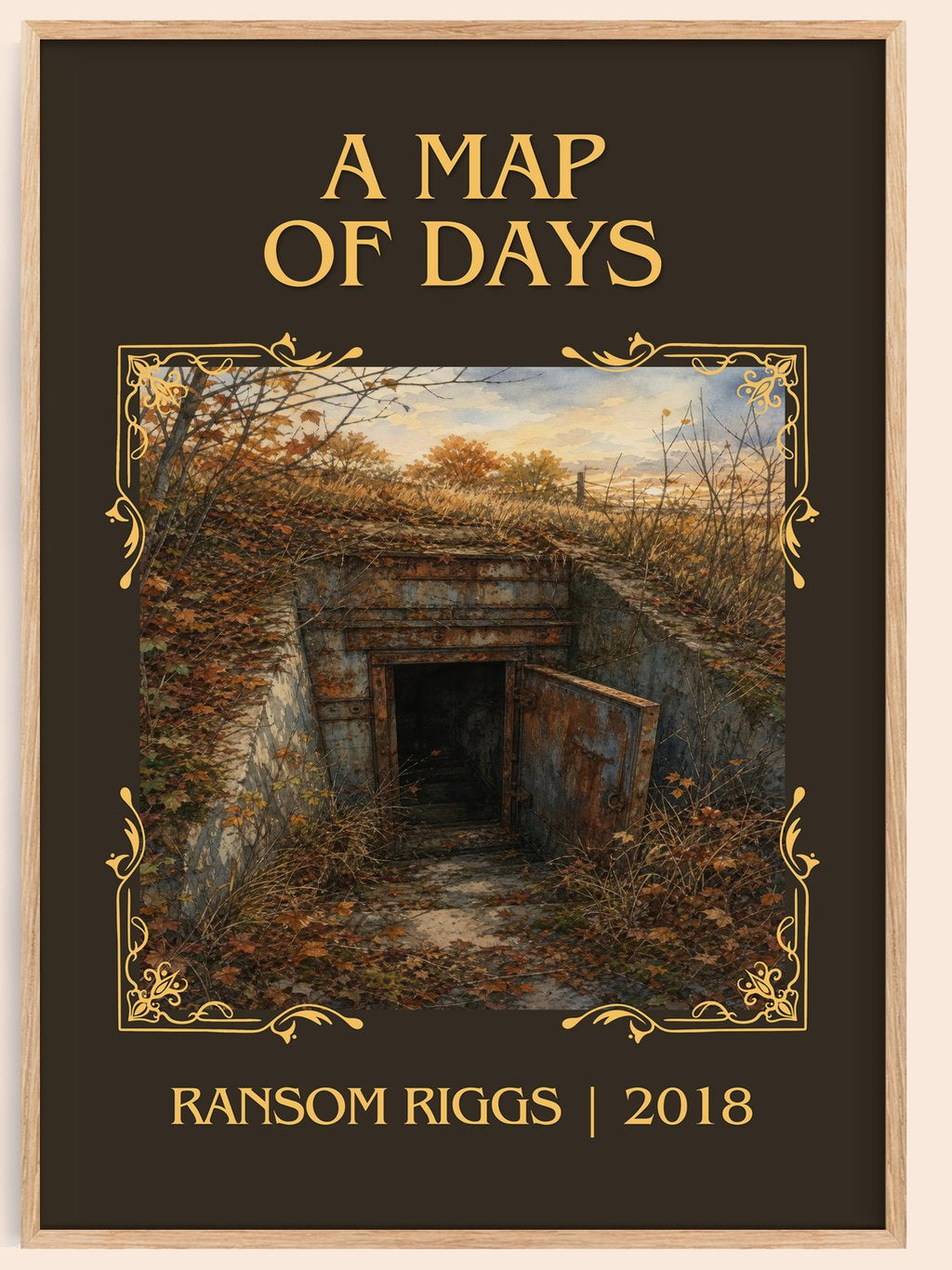 A Map of Days Classic Book Art Print by Ransom Riggs – book poster