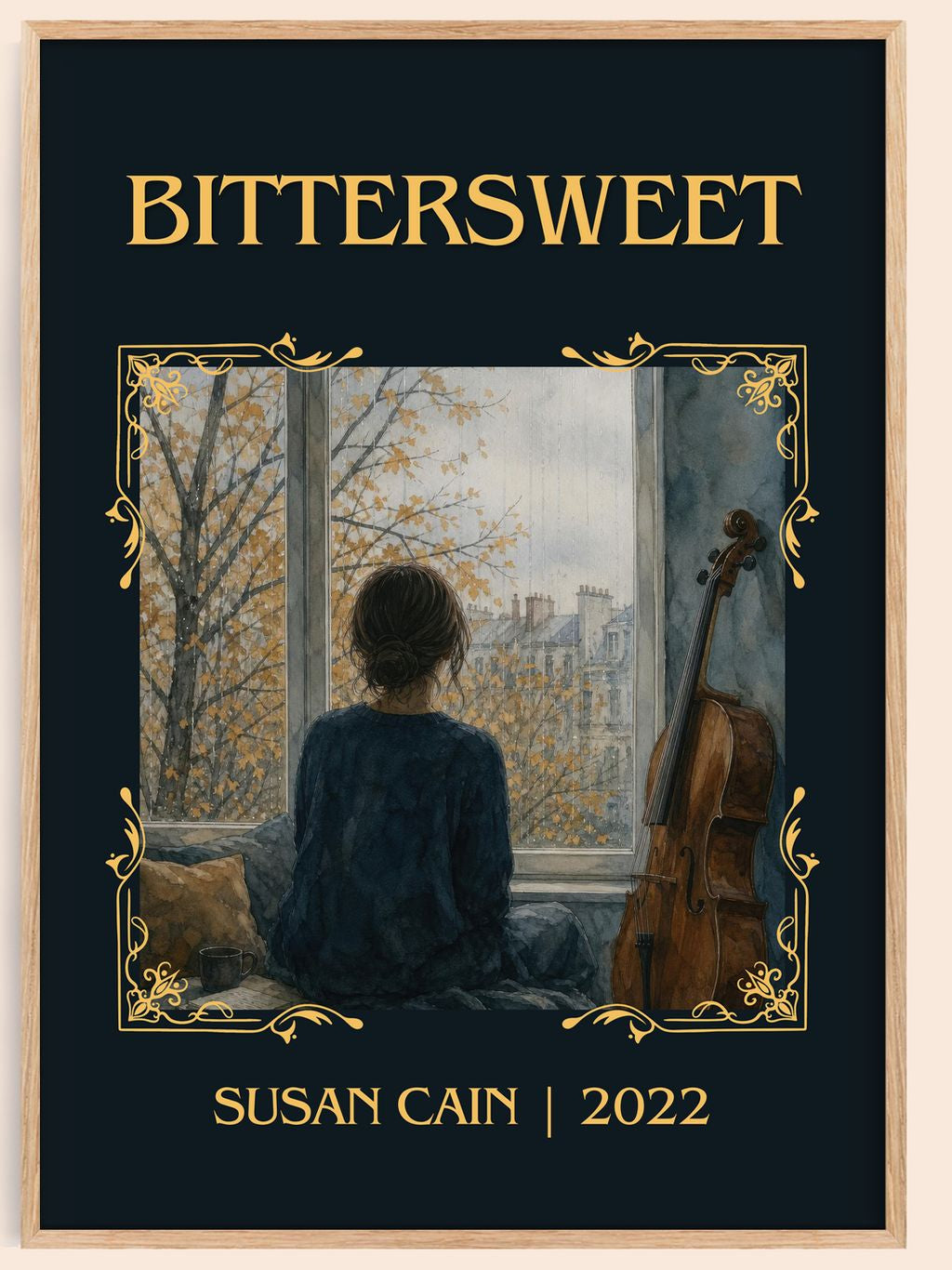 Bittersweet Classic Book Art Print by Susan Cain – book poster