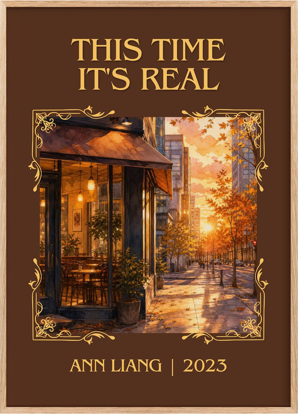 This Time It's Real Classic Book Art Print by Ann Liang