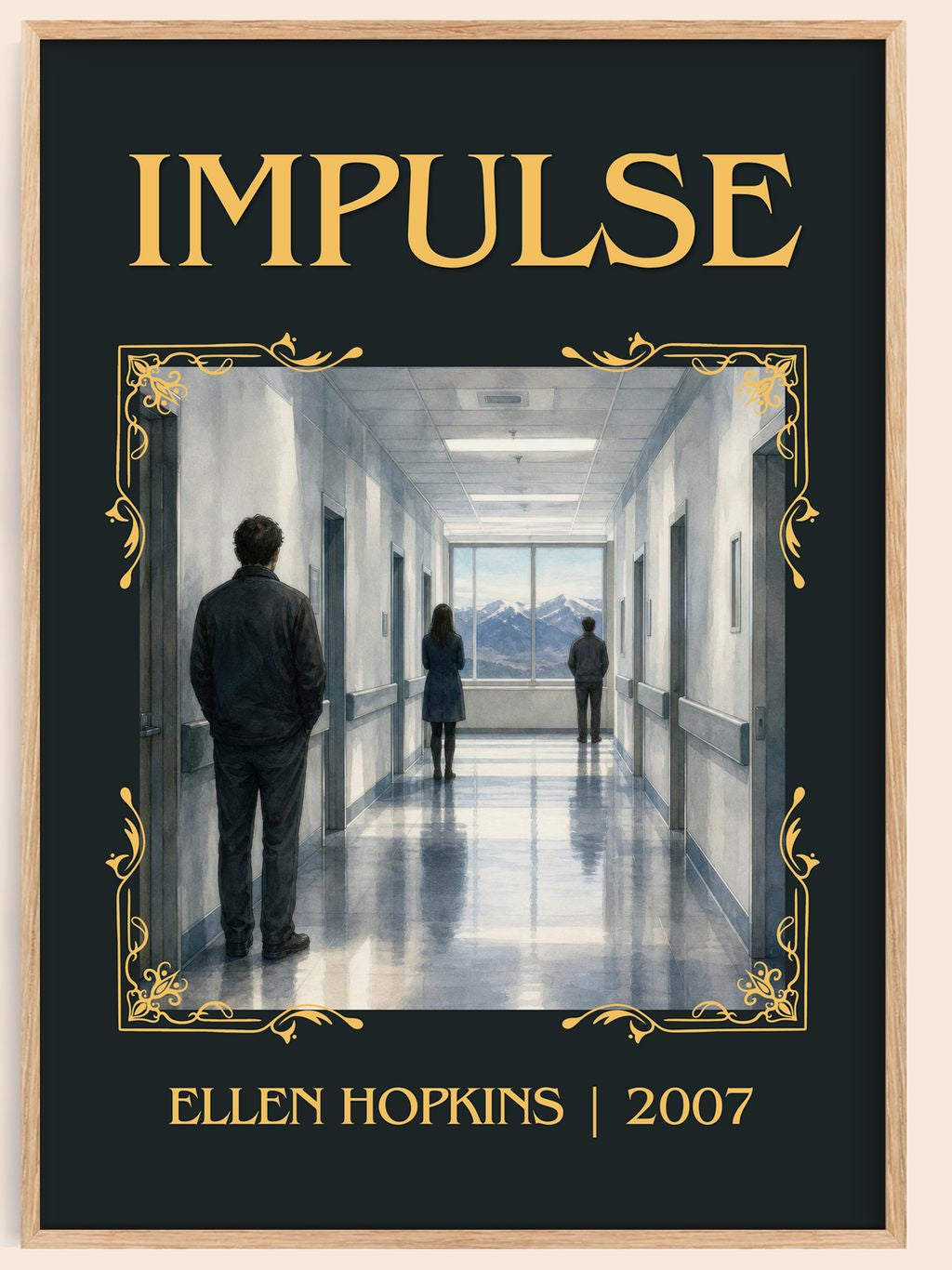Impulse Classic Book Art Print by Ellen Hopkins – book poster