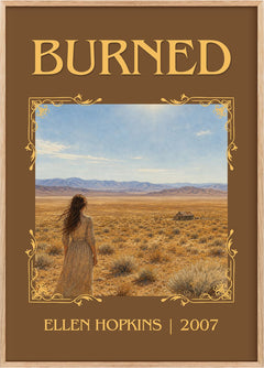Burned Classic Book Art Print by Ellen Hopkins